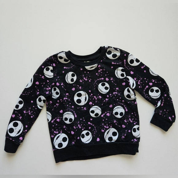 Jack Skellington Nightmare before Christmas Pullover sweatshirt size 5T - Picture 1 of 5
